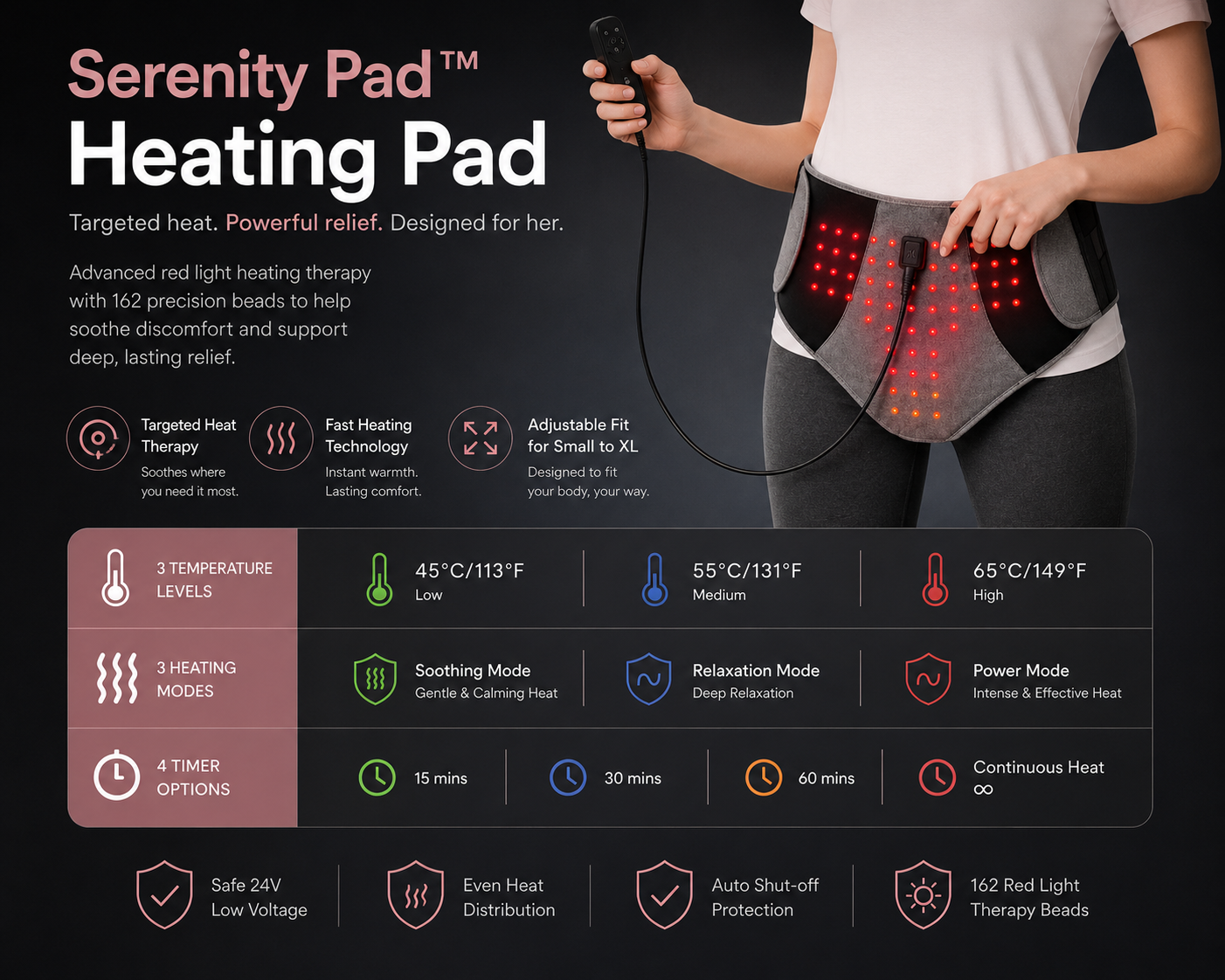 Red Light & Heating Pad